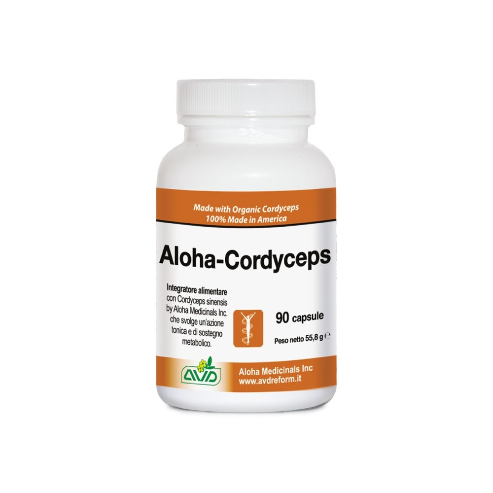 Aloha Cordyceps integratore alimentare 90 capsule