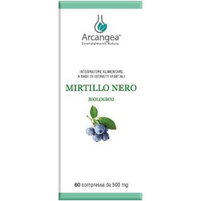 MIRTILLO NERO BIOLOGICO integratore alimentare 30 compresse Arcangea
