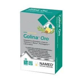 Golina® oro gusto limone e miele integratore alimentare 20 compresse named