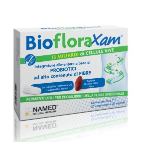 Biofloraxam® integratore alimentare 20 compresse + 20 capsule Named