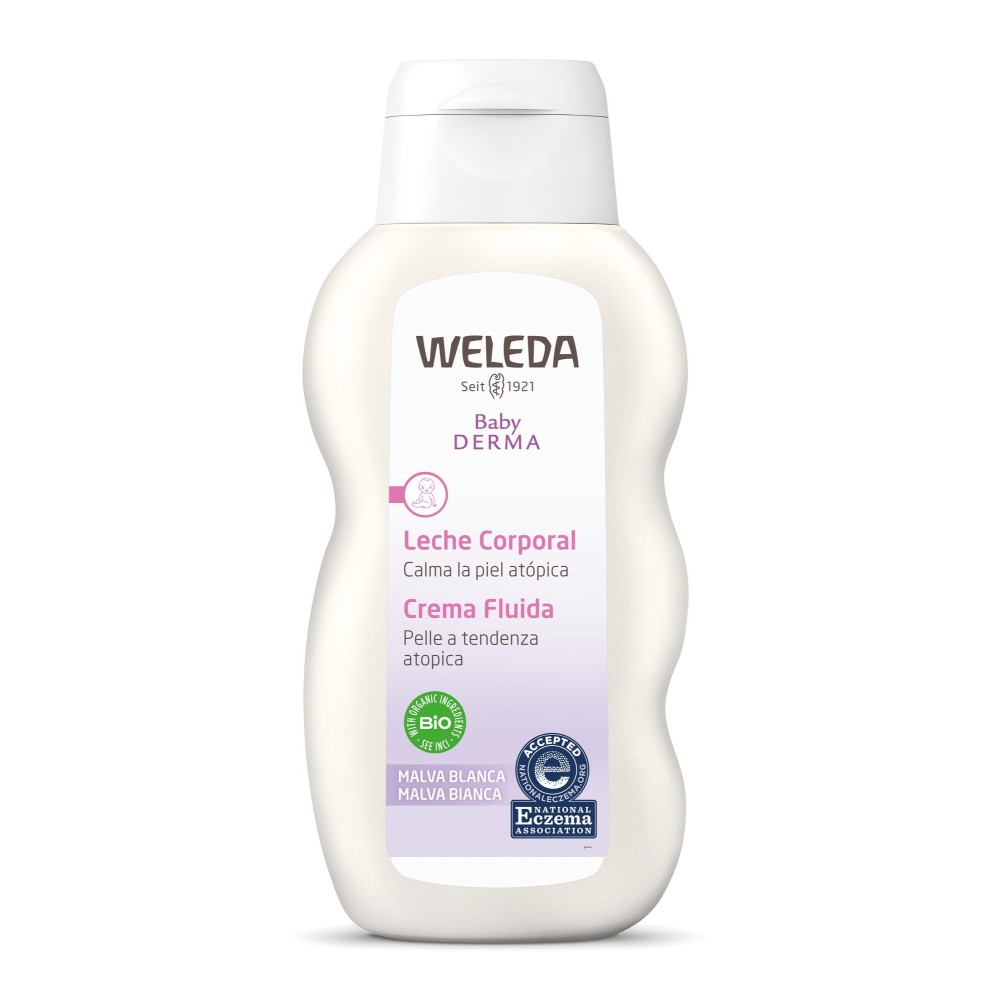 Baby derma crema fluida malva bianca 200 ml weleda