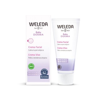 Baby Derma Crema Viso Malva Bianca 50 ml Weleda