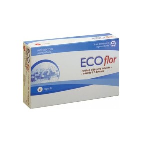 ECOFLOR BOULARDII integratore alimentare 20 capsule Aqua Viva