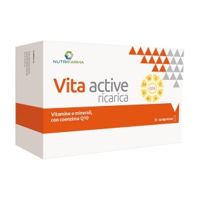Vita active ricarica integratore alimentare 30 compresse aqua viva