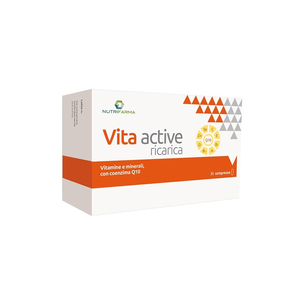 Vita active ricarica integratore alimentare 30 compresse aqua viva