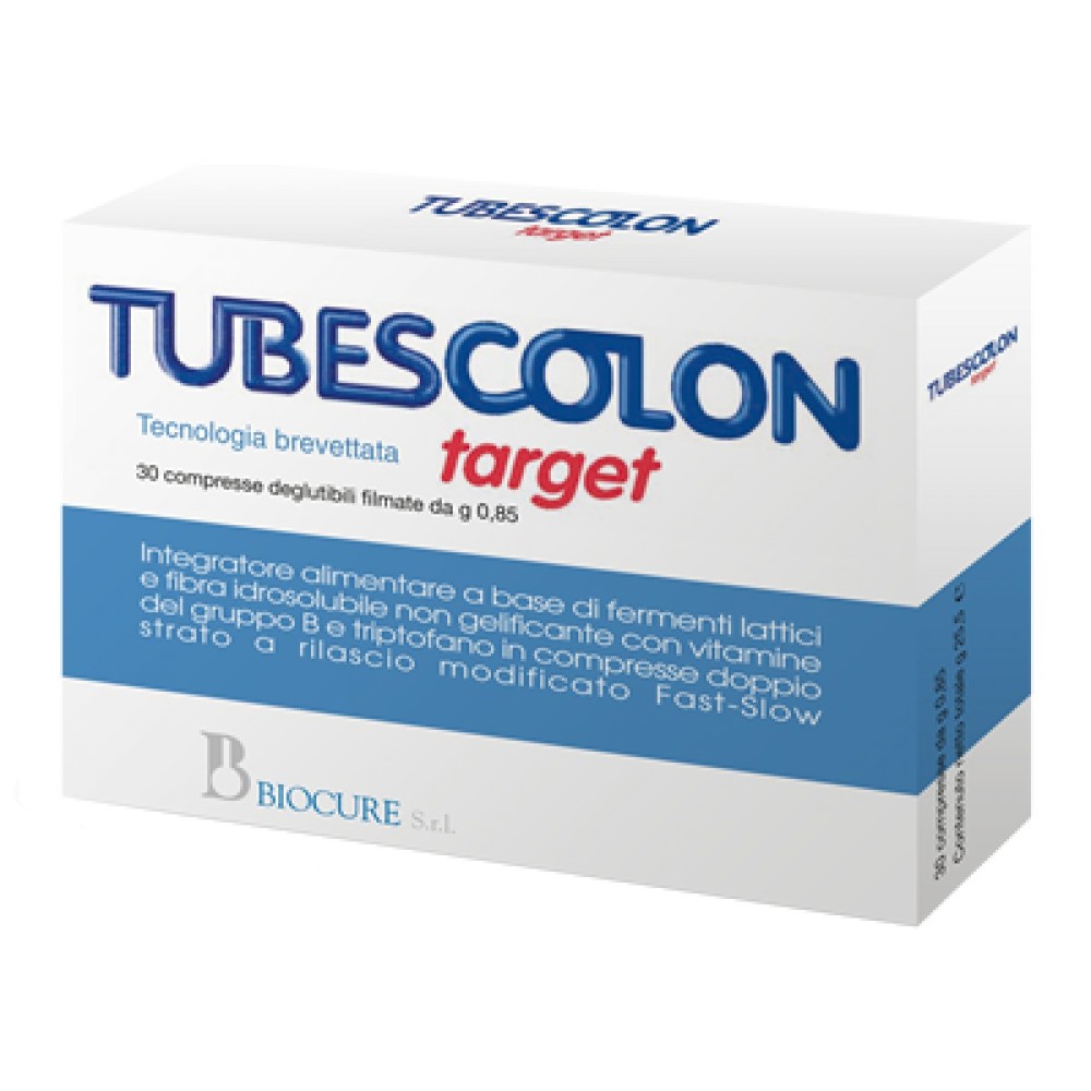 TUBESCOLON Target integratore alimentare 30 compresse Biocure