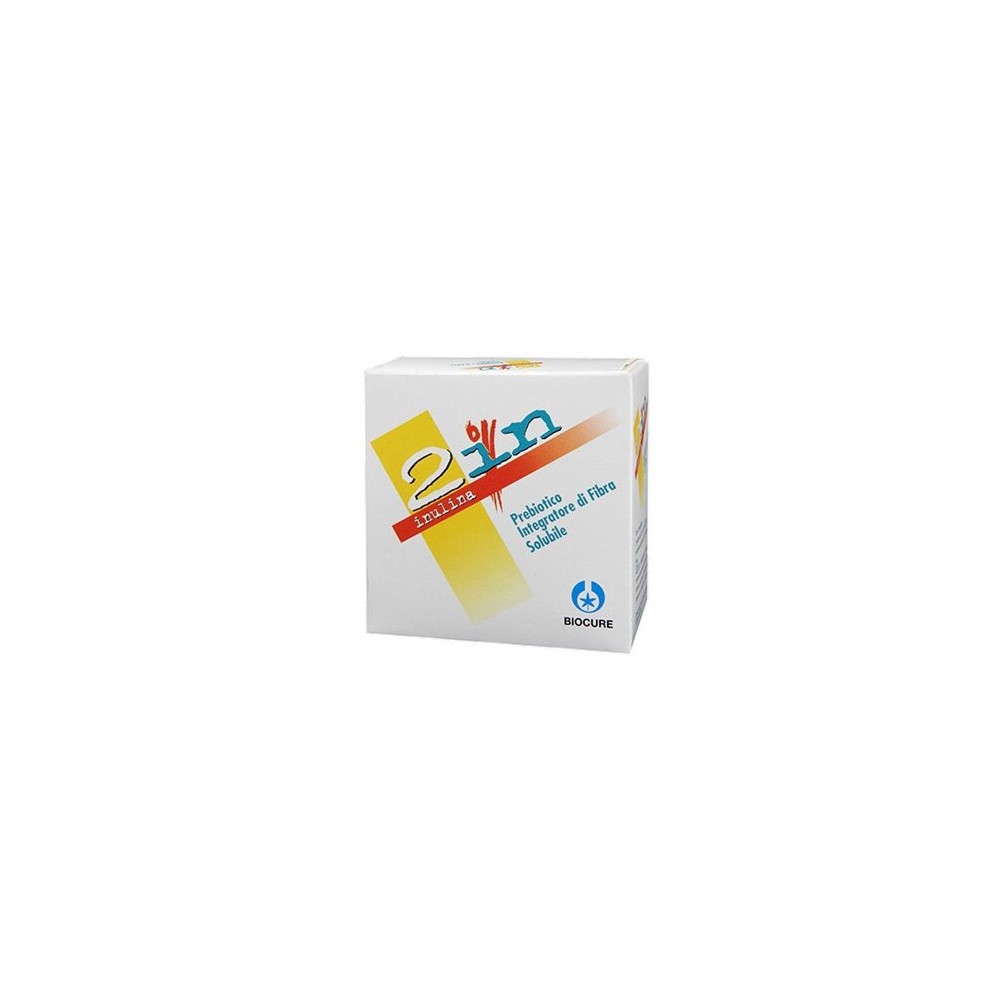 2in inulina fibra solubile integratore alimentare 20 bustine biocure