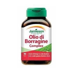 OLIO BORRAGINE COMPLEX integratore alimentare 90 perle Biovita