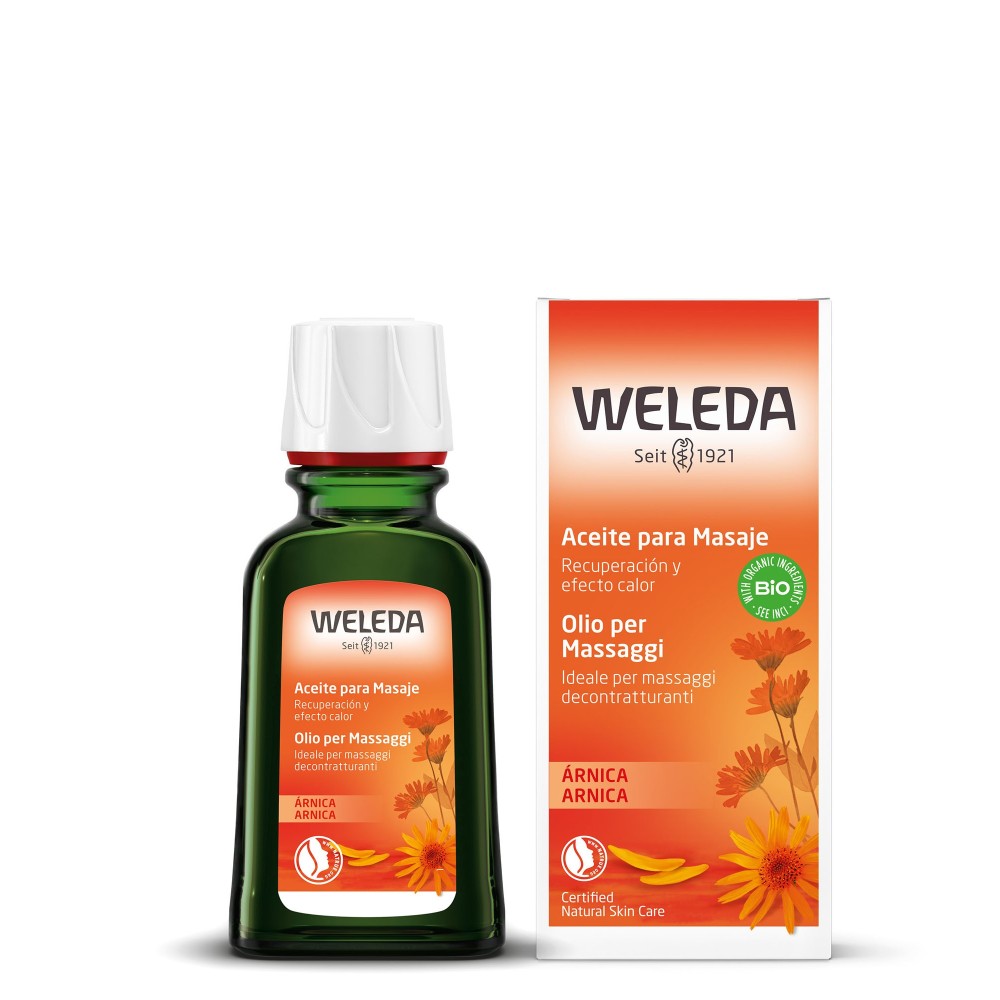 Olio massaggi arnica 50 ml Weleda: benefico per il tuo benessere