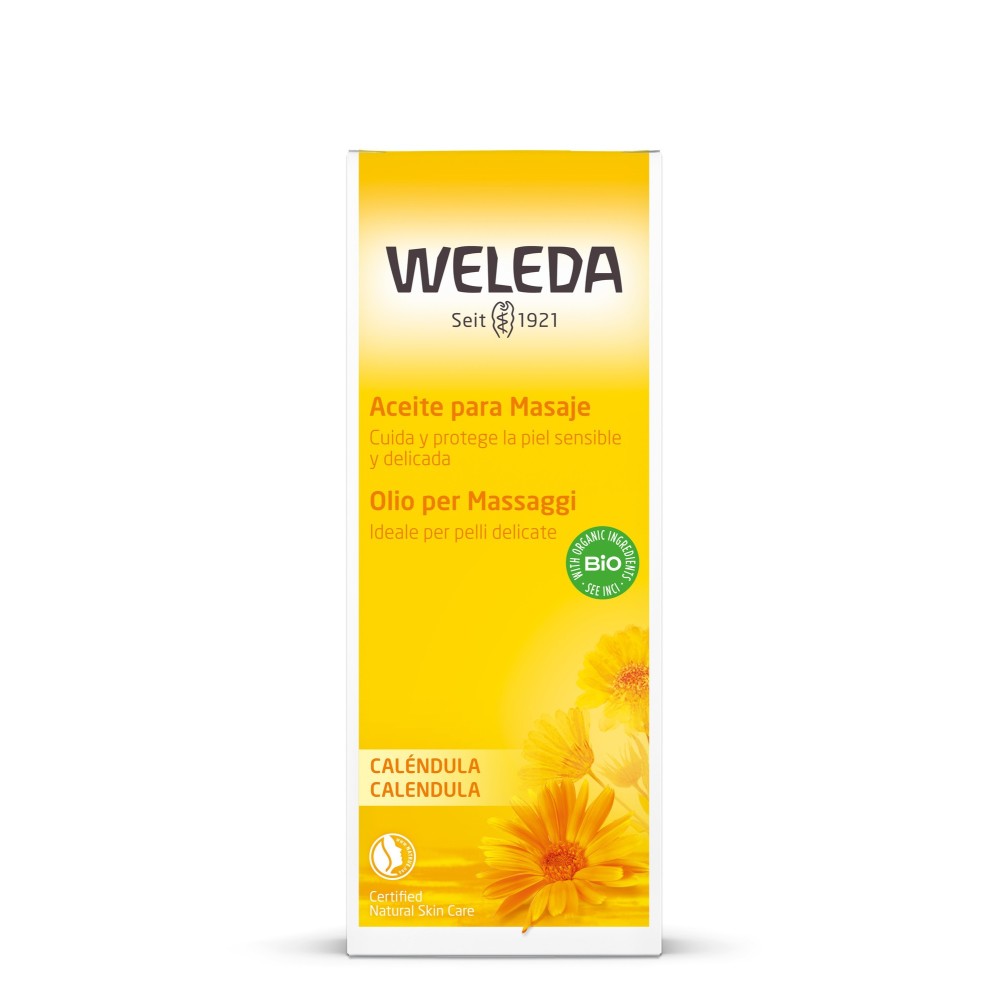 Olio per massaggi calendula 100 ml weleda
