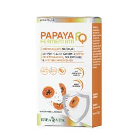 Integratore alimentare papaya fermentata 60 fq capsule erba vita