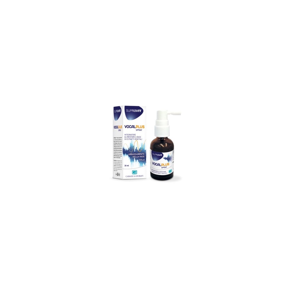 Supravit vocal plus spray integratore alimentare 20 ml cabassi e giuriati