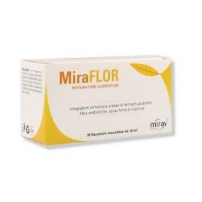 MIRAFLOR integratore alimentare 10 flaconi da 10 ml Erbex