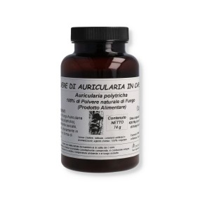 Auricularia polvere integratore alimentare 120 capsule funghi vitalia