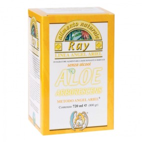Ray aloe arborescens senza alcol integratore alimentare 720 ml linea angel ariel