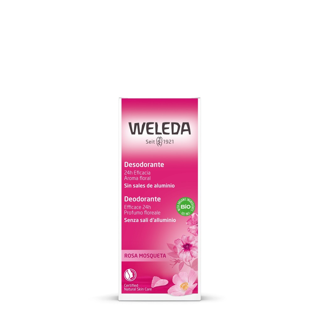 Deodorante spray rosa mosqueta 100 ml weleda