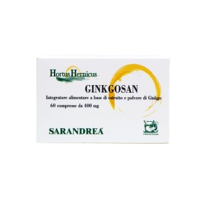 GINKGOSAN integratore alimentare 60 compresse da 400 mg Sarandrea