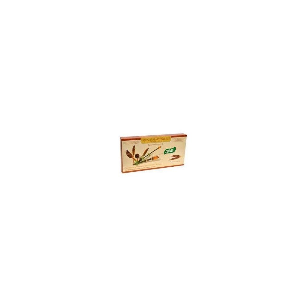 Equisetum arvense e.s.p. integratore alimentare 12 fiale da 5 ml santiveri ibersan