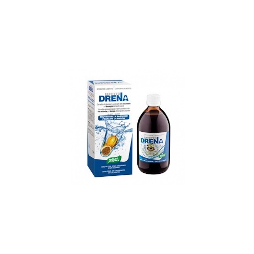 Effetto drena gusto frutto della passione integratore alimentare 240 ml santiveri ibersan