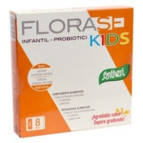 FLORASE KIDS integratore alimentare 8 fiale da 10 ml Santiveri Ibersan