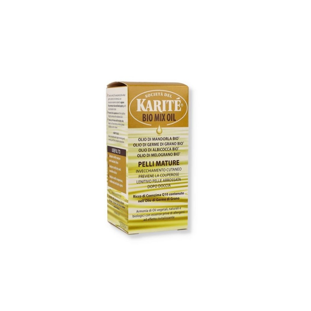 KARITE' BIO MIX OIL Pelli mature antiossidante 60 ml Labioelite