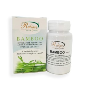 Rubigen bamboo integratore alimentare 60 capsule vegetali natur farma