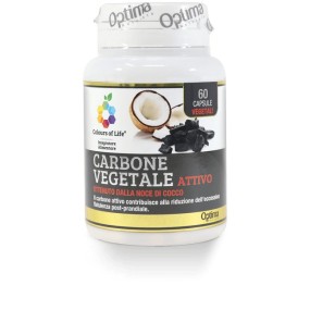 Carbone vegetale attivo 60 capsule optima naturals