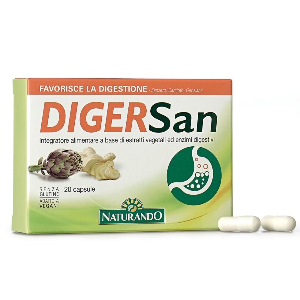 DIGERSAN integratore alimentare 20 capsule Naturando