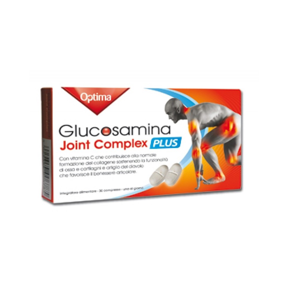 Glucosamina Joint Complex Plus 30 compresse con Vitamina C Optima Naturals