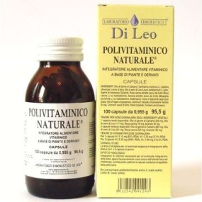 Di Leo Polivitaminico naturale 100 capsule Integratore Alimentare