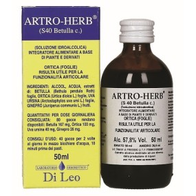 Di leo artro herb s 40 betulla 50 ml integratore alimentare