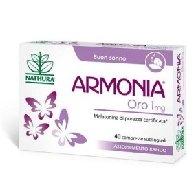 ARMONIA ORO 1 mg integratore alimentare 40 compresse Nathura