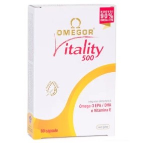 Omegor® vitality 500 integratore alimentare 60 perle u.g.a. nutraceuticals