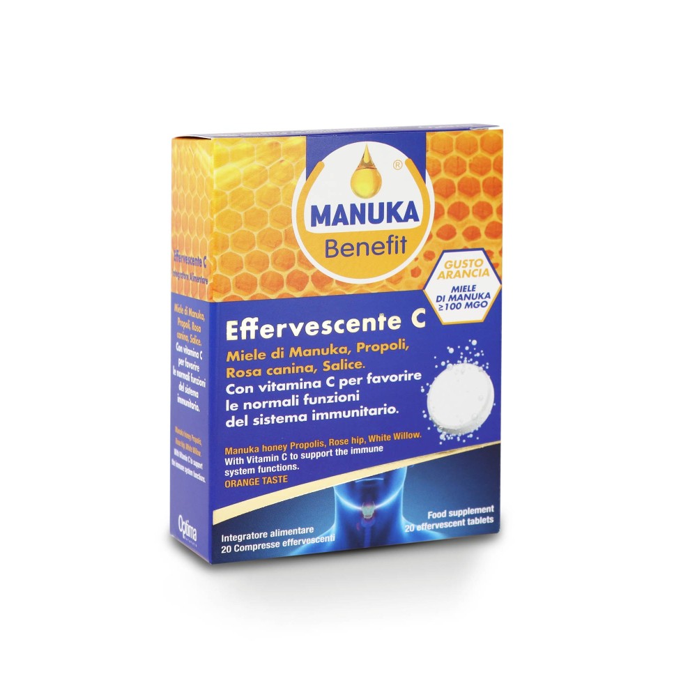 Manuka Benefit Effervescente C 20 compresse Optima