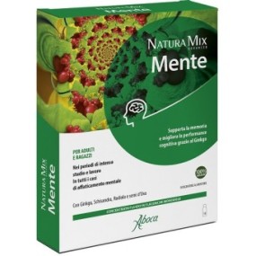 Natura Mix Advanced Mente - Concentrato fluido integratore alimentare 10 flaconcini Aboca
