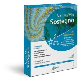 Natura Mix Advanced Sostegno - Concentrato fluido integratore alimentare 10 flaconcini Aboca