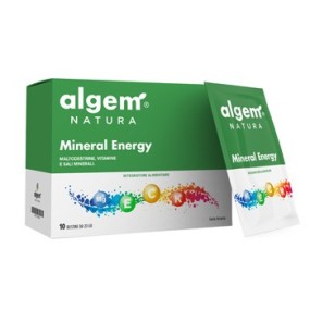 Mineral energy integratore alimentare 10 bustine algem natura