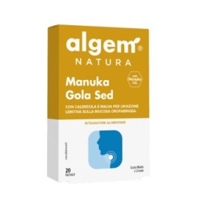 Manuka gola sed integratore alimentare 20 pastiglie algem natura