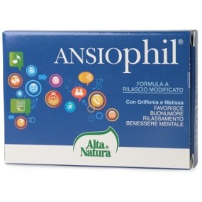 Ansiophil 15 cpr Alta Natura Integratore Alimentare