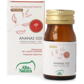 Ananas 500 40 cpr da 500 mg integratore alimentare Alta Natura