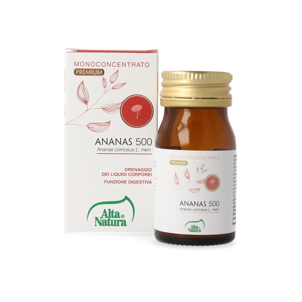Ananas 500 40 cpr da 500 mg integratore alimentare Alta Natura