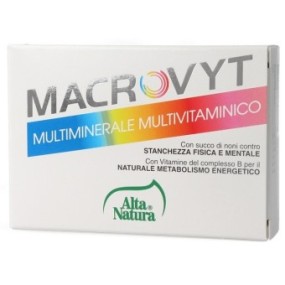 Macrovyt Multivitaminico Multiminerale 30 cpr da 900 mg integratore alimentare Alta Natura