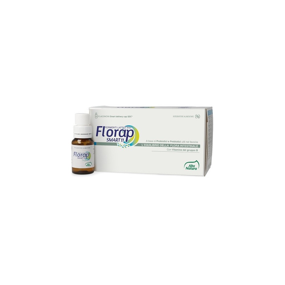 Florap Smart 10 flaconcini da 10ml 11 mld Alta Natura Integratore Alimentare