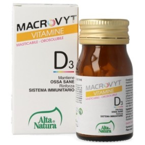 Macrovyt D3 60 Cpr Orosolubili 400 mg Alta Natura Integratore Alimentare
