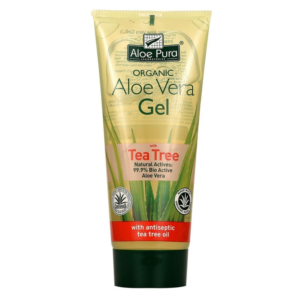Aloe vera gel corpo con tea tree 200 ml optima naturals