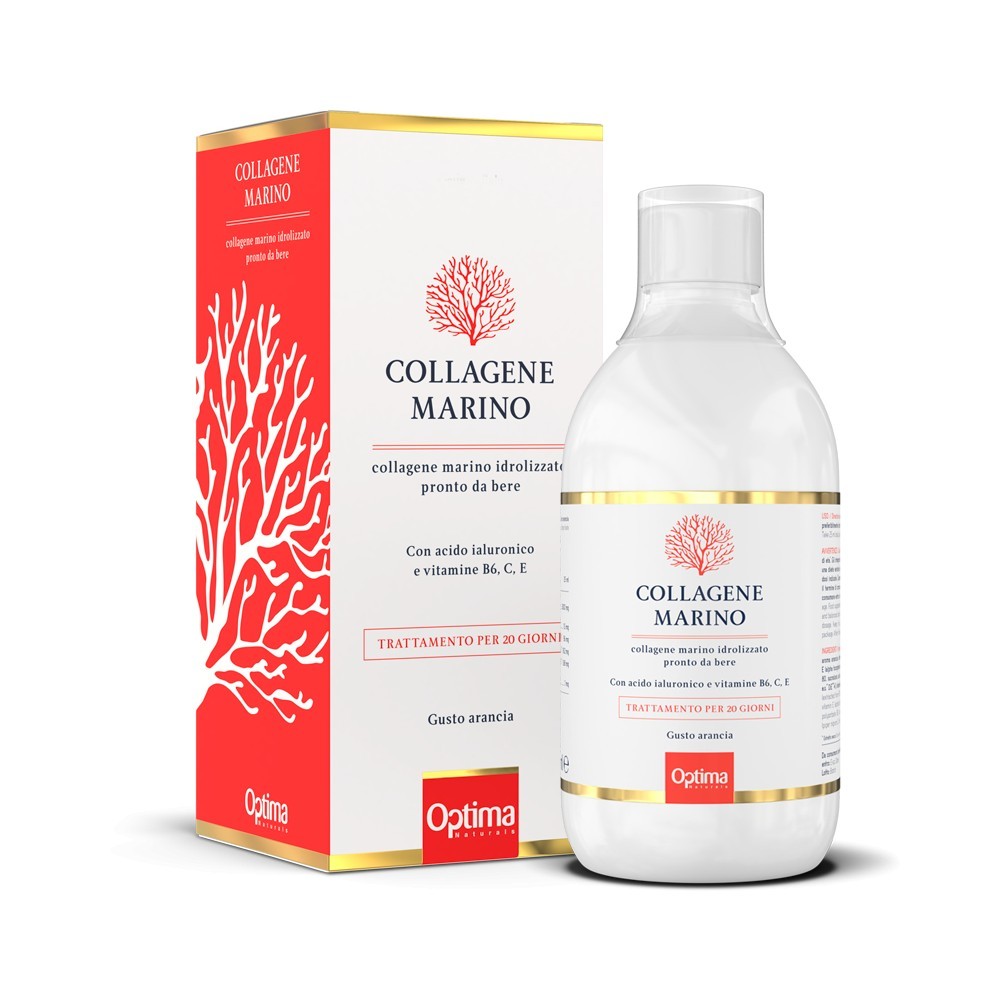 Collagene Marino Idrolizzato pronto da bere 500 ml Optima Naturals
