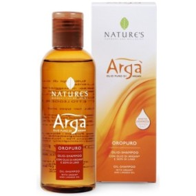 Olio shampoo con olio di argan e semi di lino 200 ml nature's
