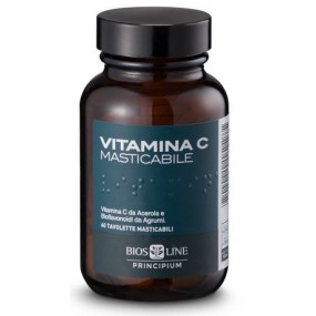 Principium Vitamina C Masticabile 60 tav Bios line Integratore Alimentare