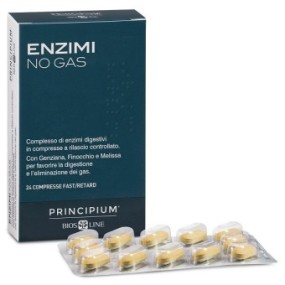PRINCIPIUM ENZIMI NO GAS FAST/RETARD 24 COMPRESSE Biosline