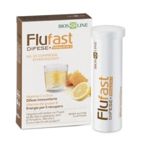 Apix FluFast Difese+ 20cpr effervescenti Bios line Integratore Alimentare
